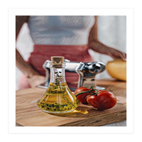Olive oil and tomatoes (Print Only)