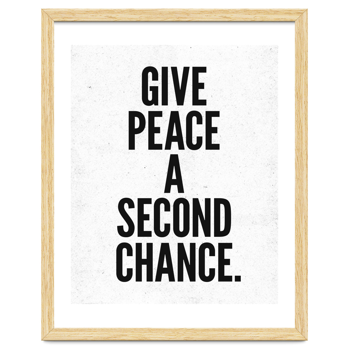 Give Peace A Second Chance