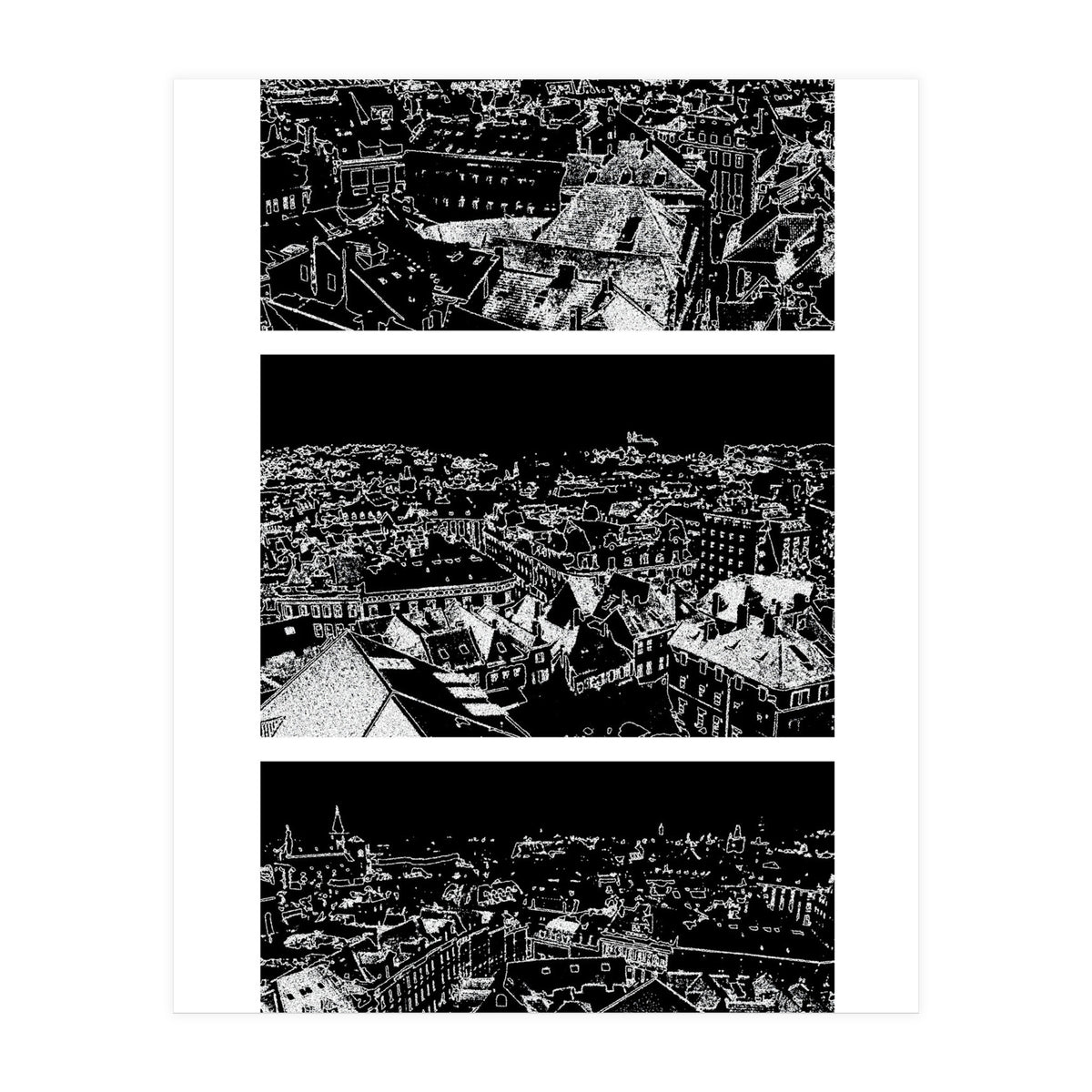 Prague print in black  (Print Only)